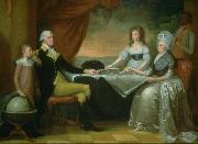 Charles Roscoe Savage Washington Family oil